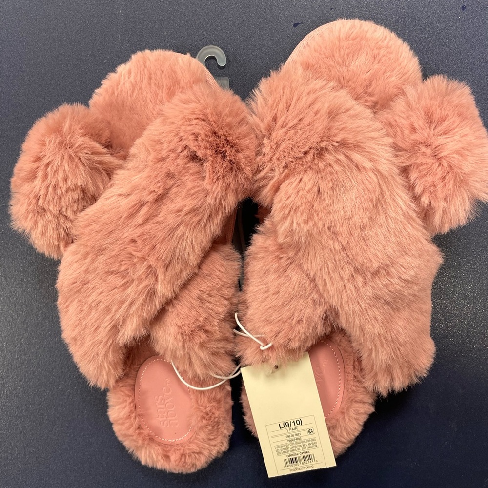 Fuzzy slippers